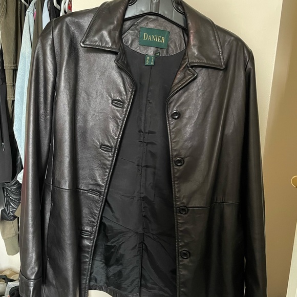 Danier Authentic Leather Jacket Vintage - Picture 2 of 4